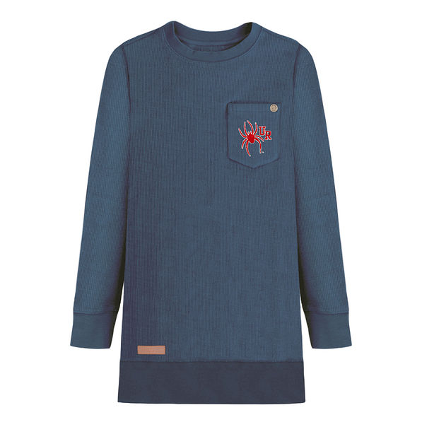 richmond navy corded sweatshirt