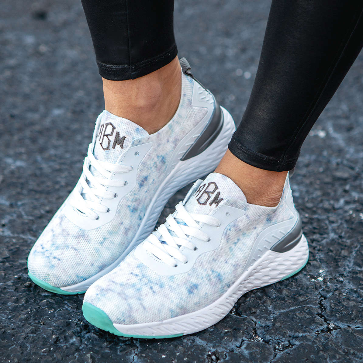 tie dye platform sneakers