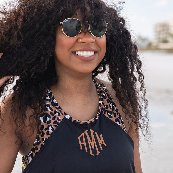 Monogrammed Tankini