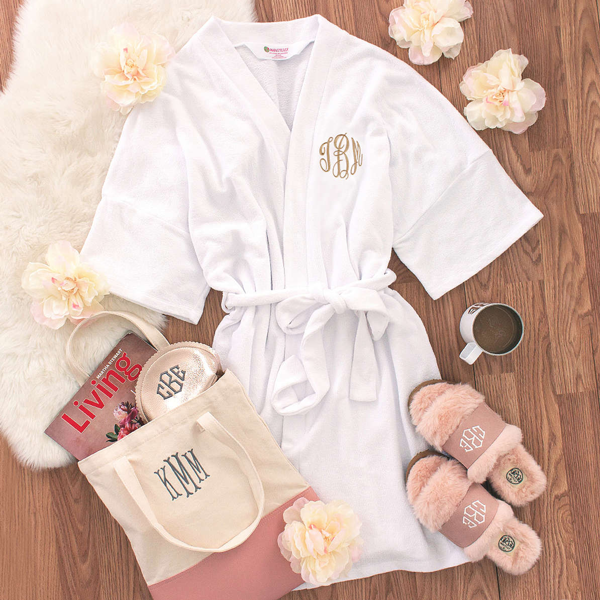 Monogrammed & Personalized Bathrobe Marleylilly