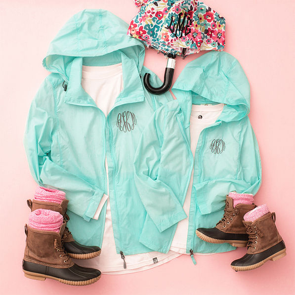 mint mom and me lightweight rain jackets