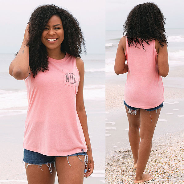 monogrammed pocket tanks monogrammed pocket tanks