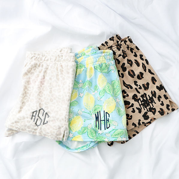 Causing Commotion Terry Lounge Shorts Chocolate