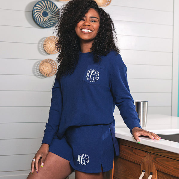 Personalized Terry Lounge Shorts – Marleylilly