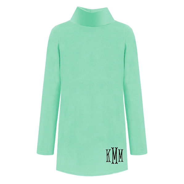 Fleece turtleneck outlet tunic