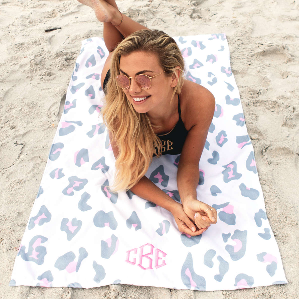 Monogrammed Beach Towels — Personalized Beach Towel 