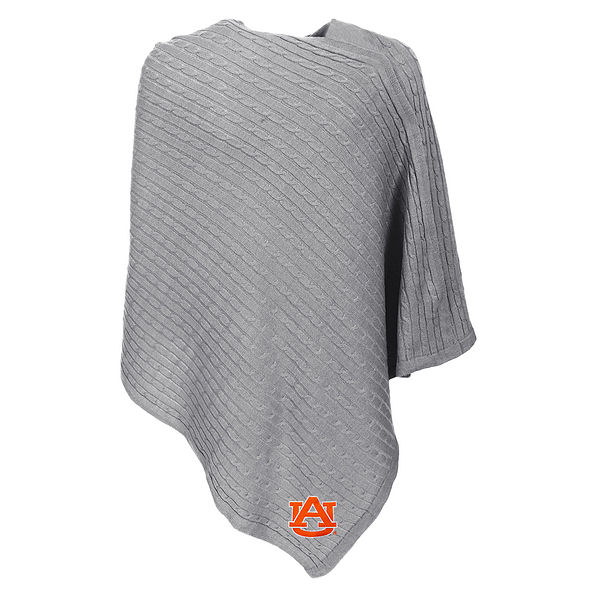 gray auburn poncho