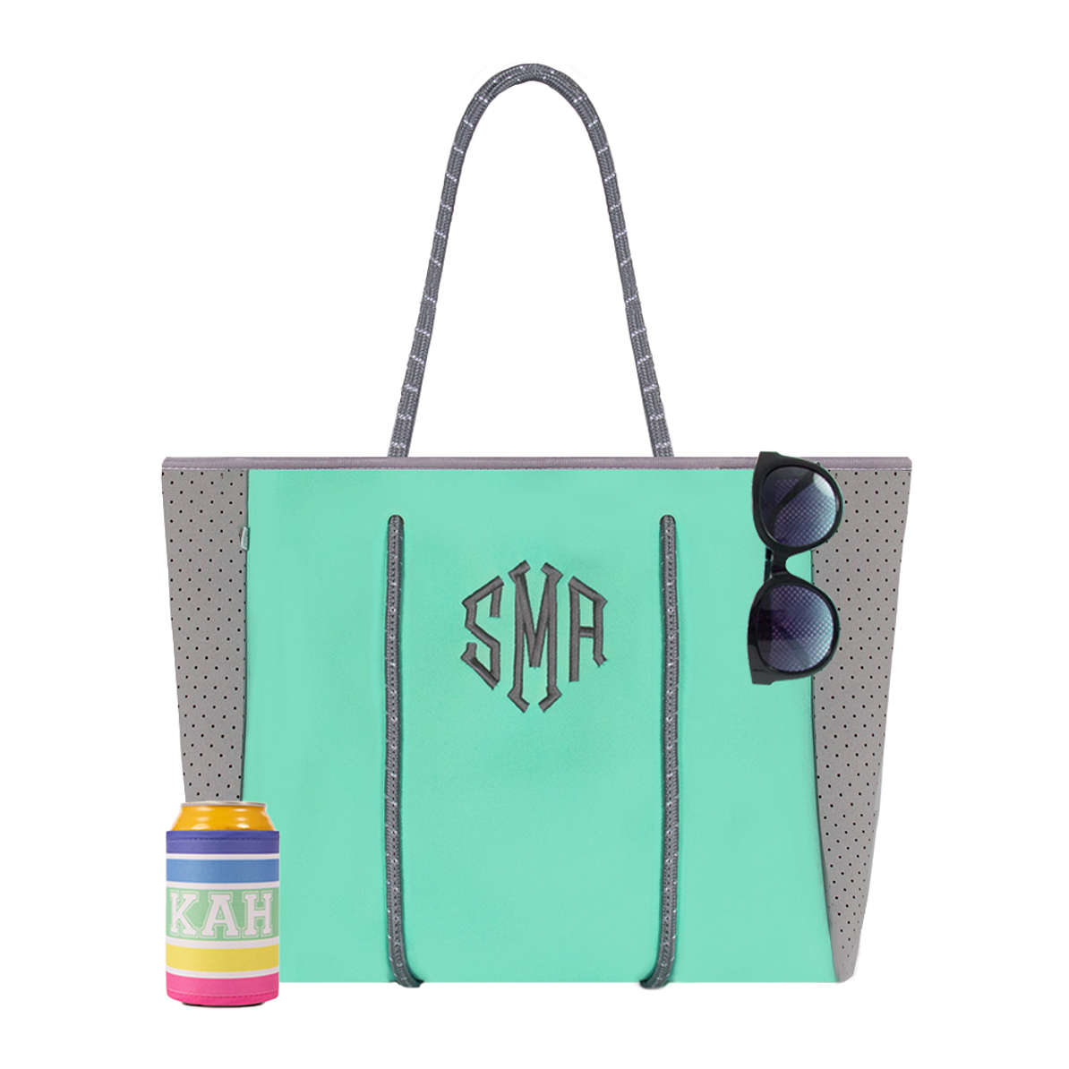 monogram neoprene bag