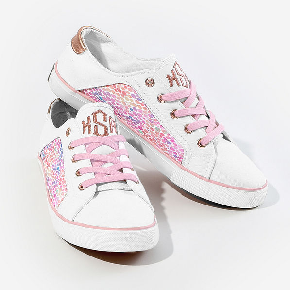 Marleylilly Kids  Personalized White Sneakers