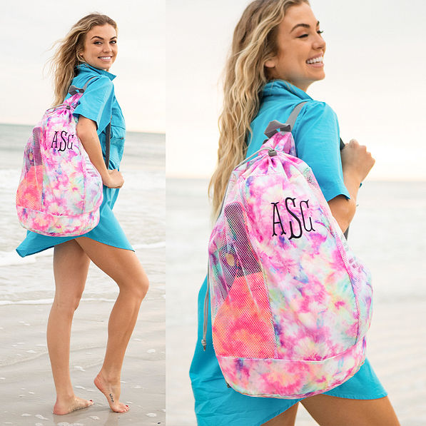 Personalized Drawstring Beach Backpack