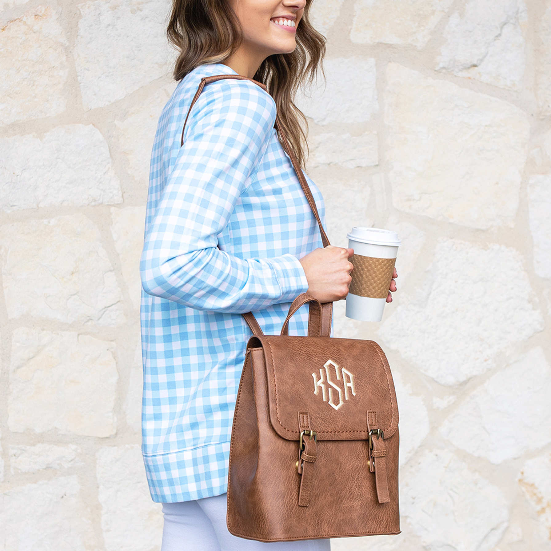 personalized backpack purse