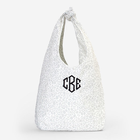 Monogrammed Hobo Bag