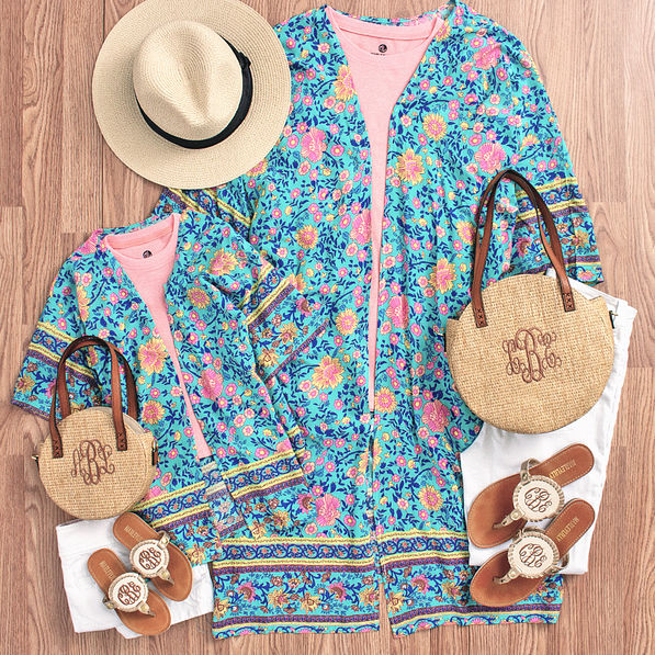 mom and me floral dusters