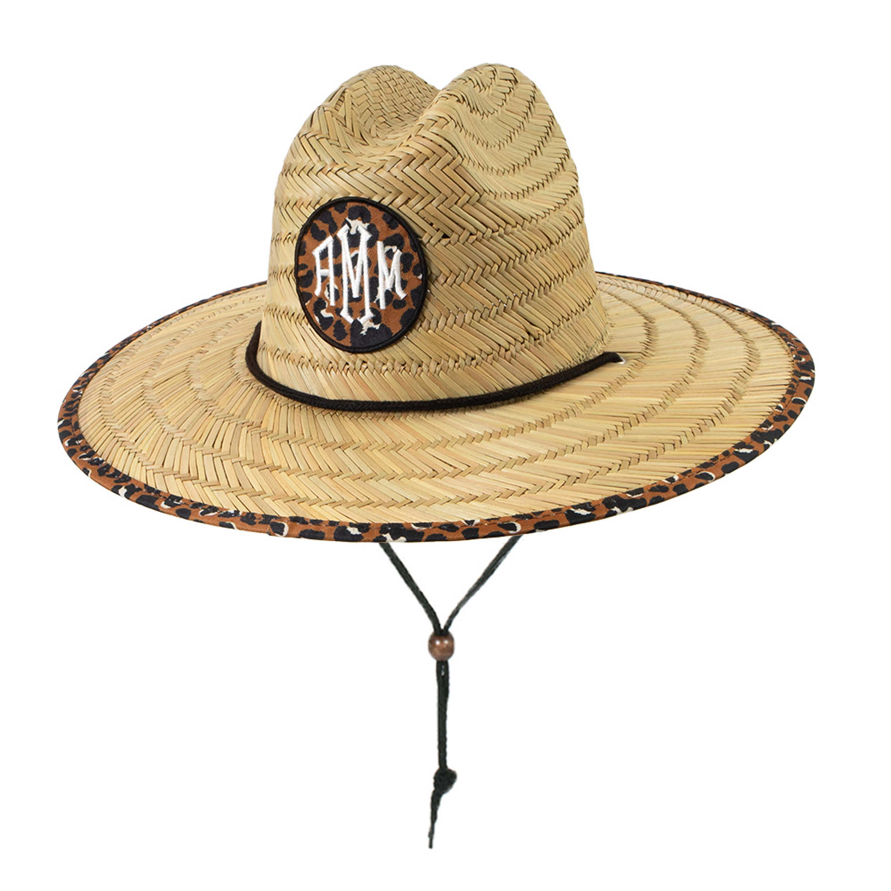 Monogrammed Straw Hat - Personalized Straw Hat