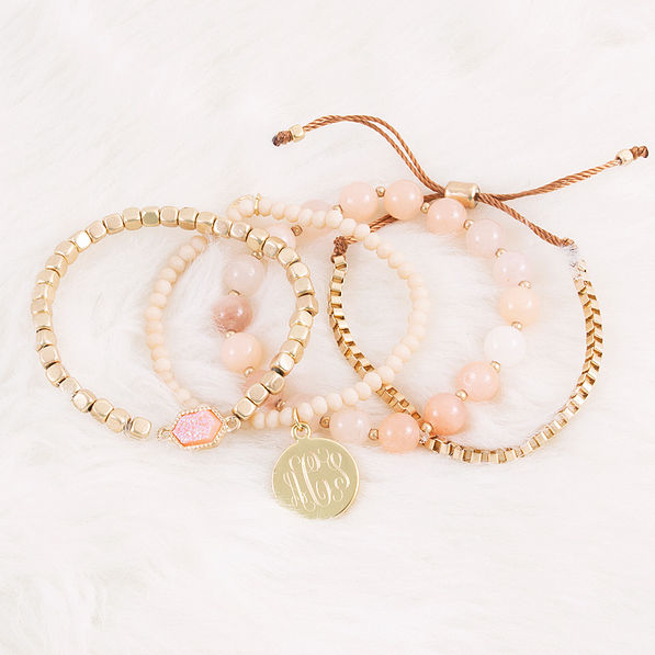 The Bonjour Single Strand Bracelet - Zstacks