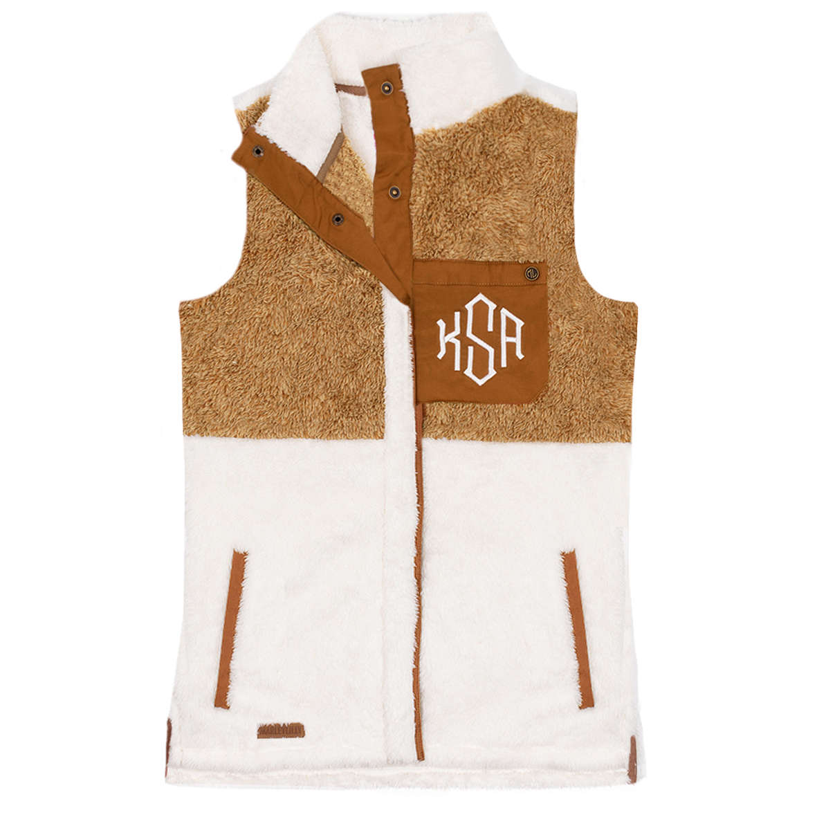 Cozy Sherpa Snap Vest