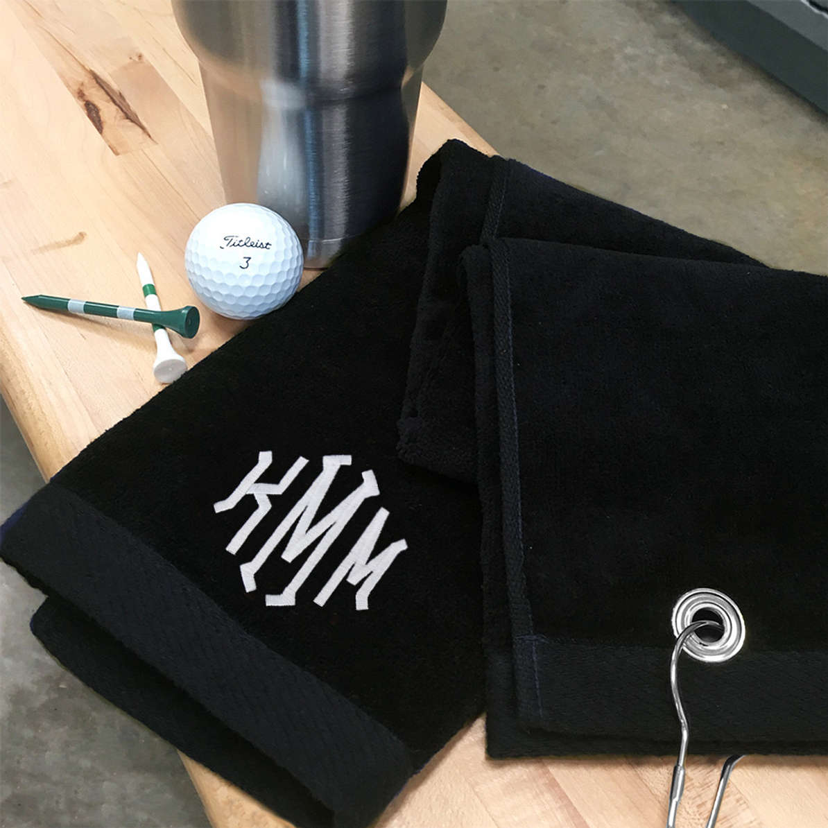 Personalized Golf Towel Monogrammed Golf Towel