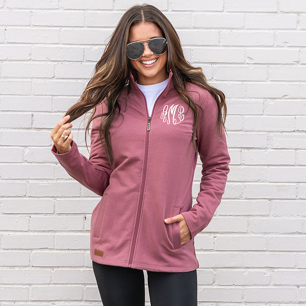 Monogrammed Fleece Jacket - Marleylilly