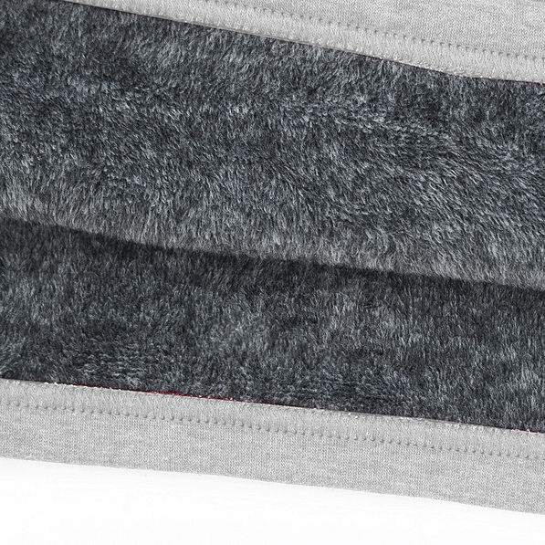 fuzzy inside of howard bisons crewneck sweatshirt