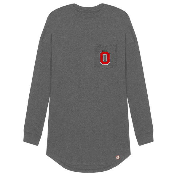 charcoal ohio state long sleeve shirt