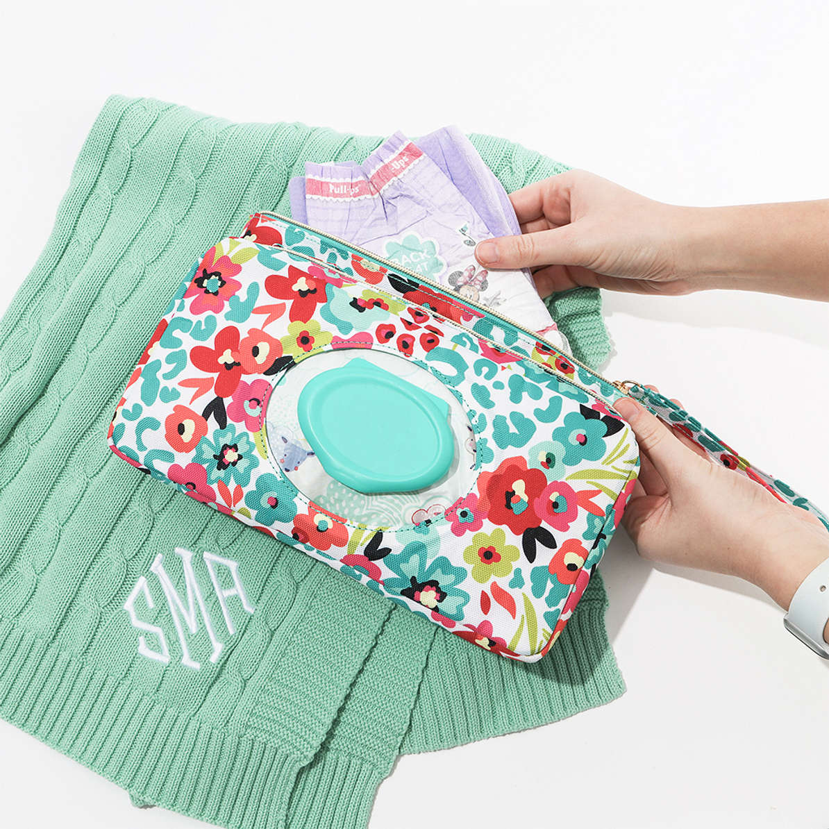 Diaper Bag Purse Diaper Changing Wristlet Marleylilly