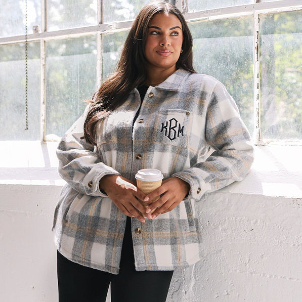Monogrammed Shacket