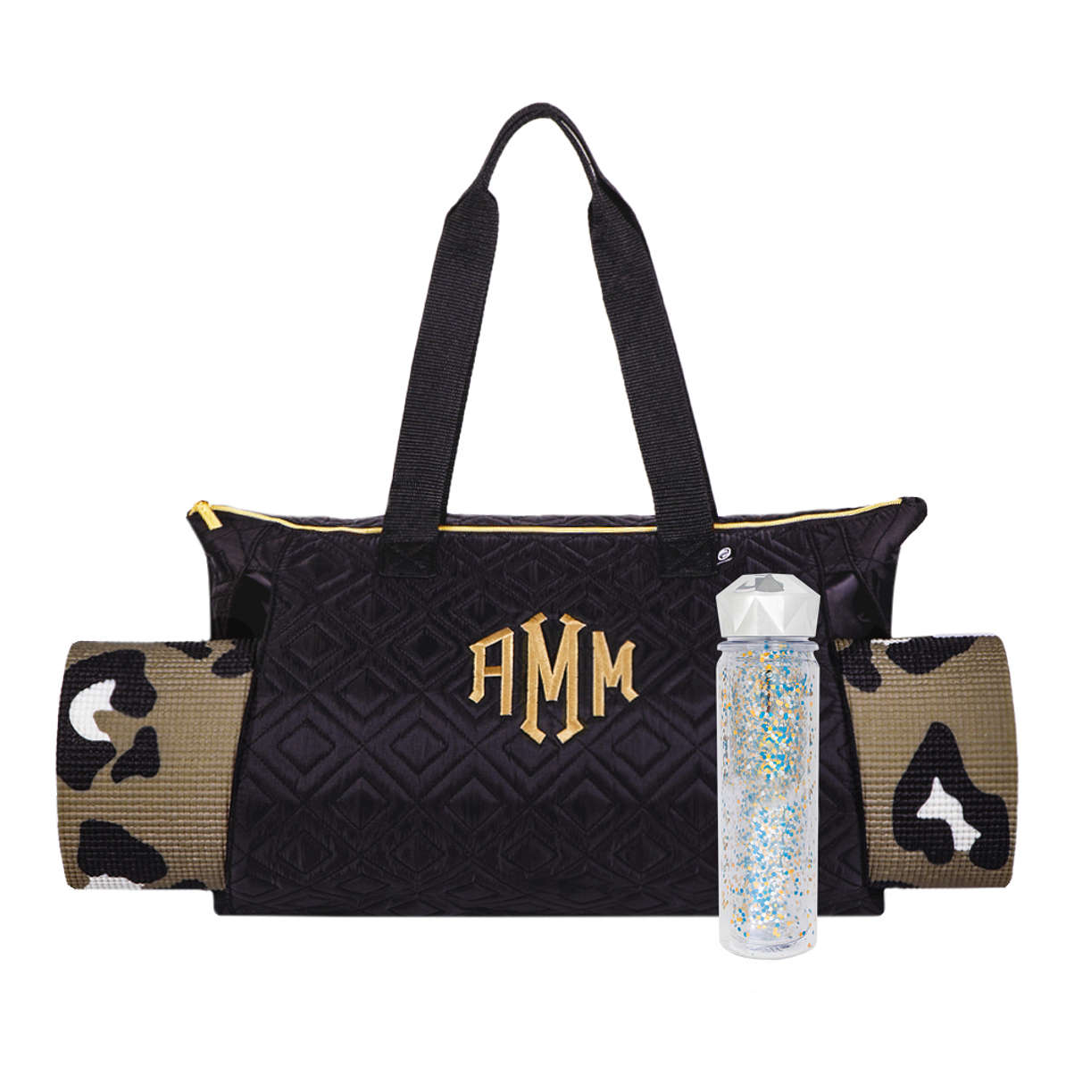 Personalized Quilted Gym Bag