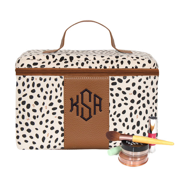 Monogrammed Leopard Bible Carrying Case - Marleylilly