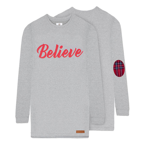 believe sweatshirt
