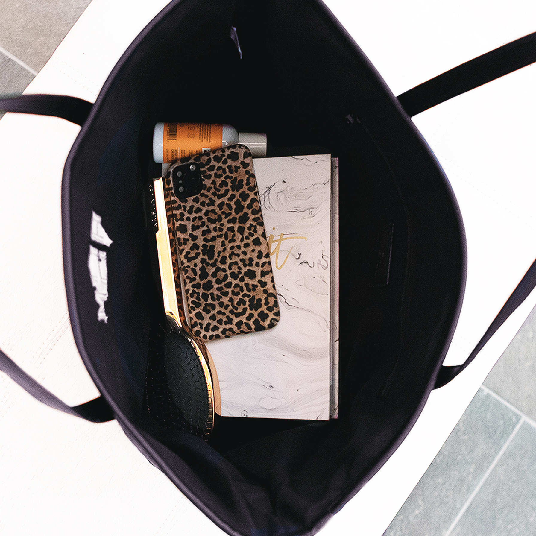 Monogrammed Quilted Tote