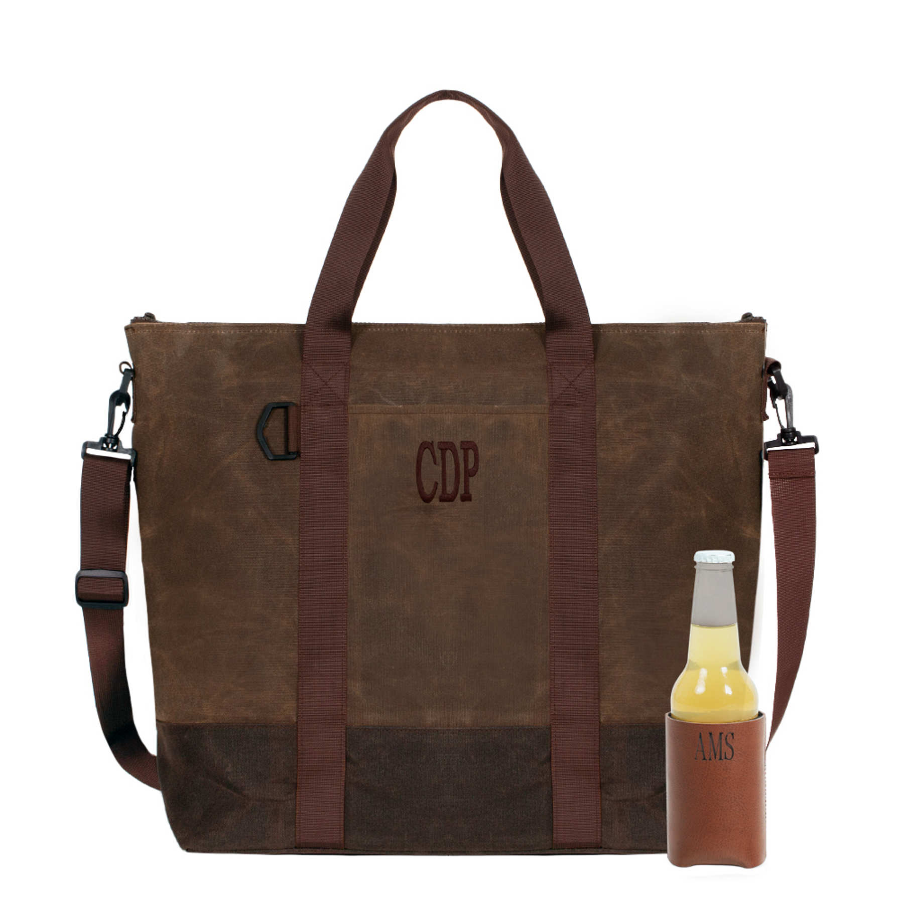 Personalized Waxed Canvas Cooler Marleylilly