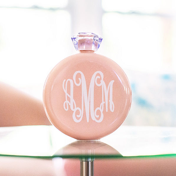 blush ladies cute flask