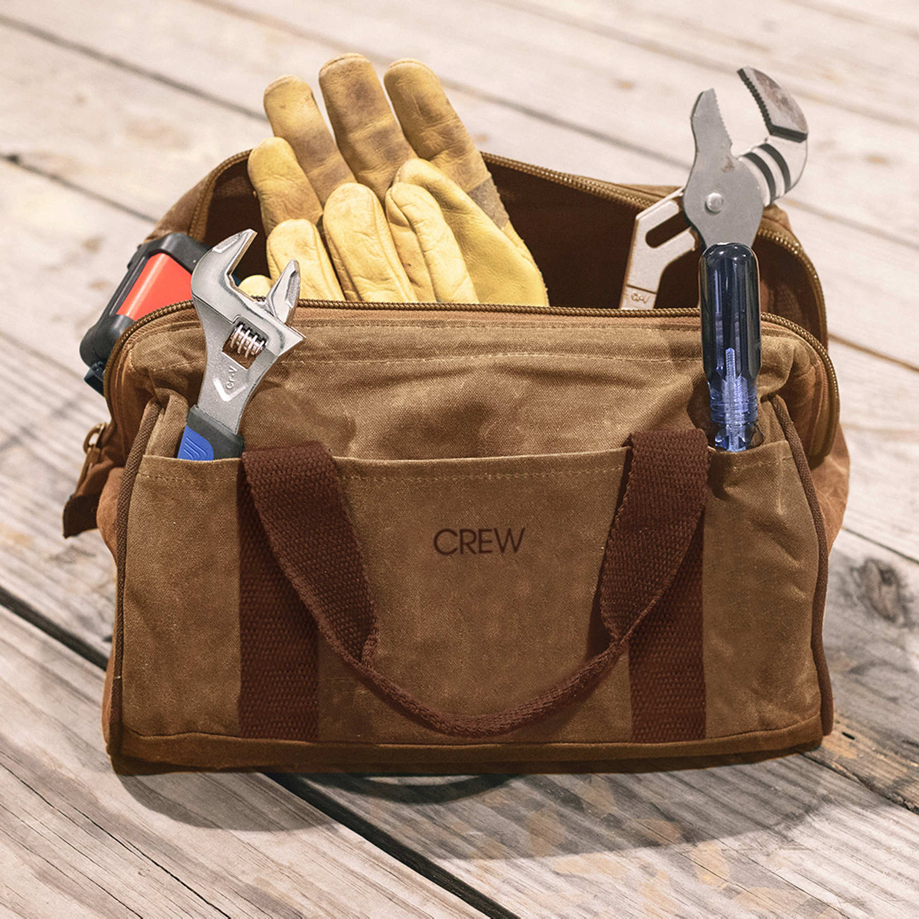 Men's Personalized Waxed Tool Bag Marleylilly