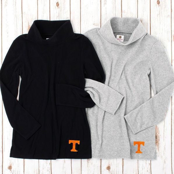 Black and Grey Tennessee Fleece Tunics