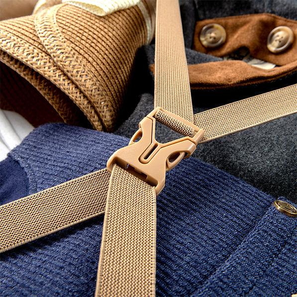 vintage suitcase detail strap