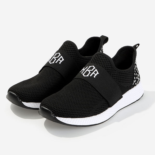 Monogrammed Slide On Sneakers — Marleylilly