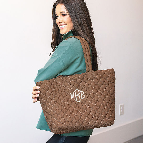 Personalized Lightweight Puffer Tote