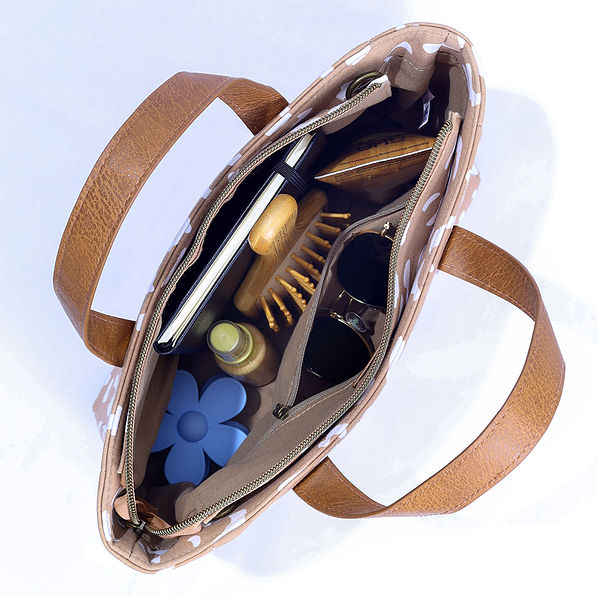 inside shot of caramel leopard