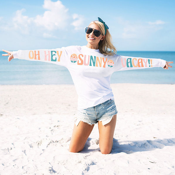 Sun Vacation Jersey at beach