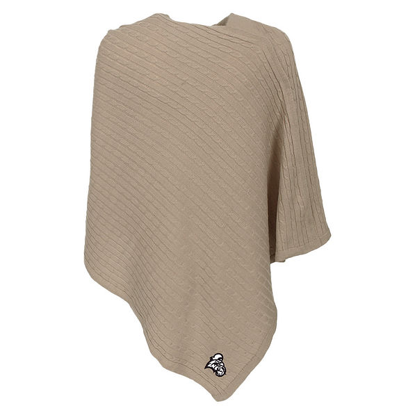 coastal carolina poncho in camel