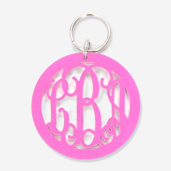 Acrylic Monogrammed Keychain - Variety of Colors | Marleylilly
