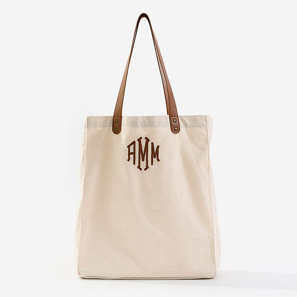 Monogrammed Canvas Bag Marleylilly