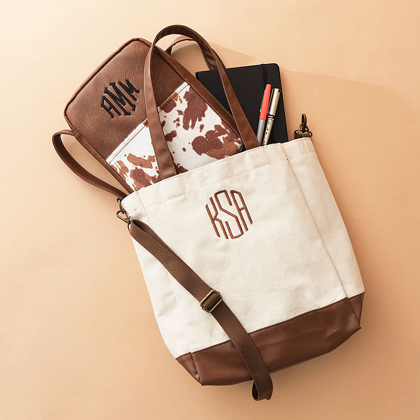 ivory 2024 canvas bag flatlay