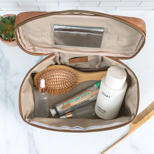 inside of personalized train case