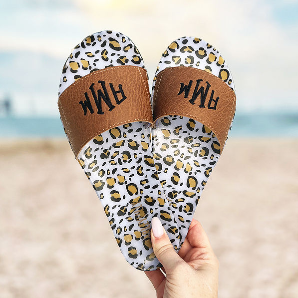 womens glitter jelly slides