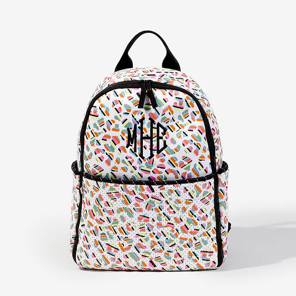 Monogrammed Neoprene Backpack