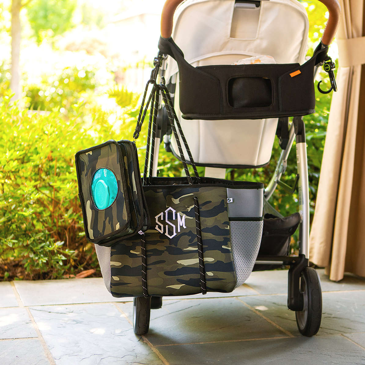 Neoprene Diaper Bag Wristlet Pouch