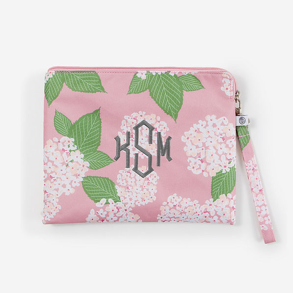 Monogrammed wristlet store