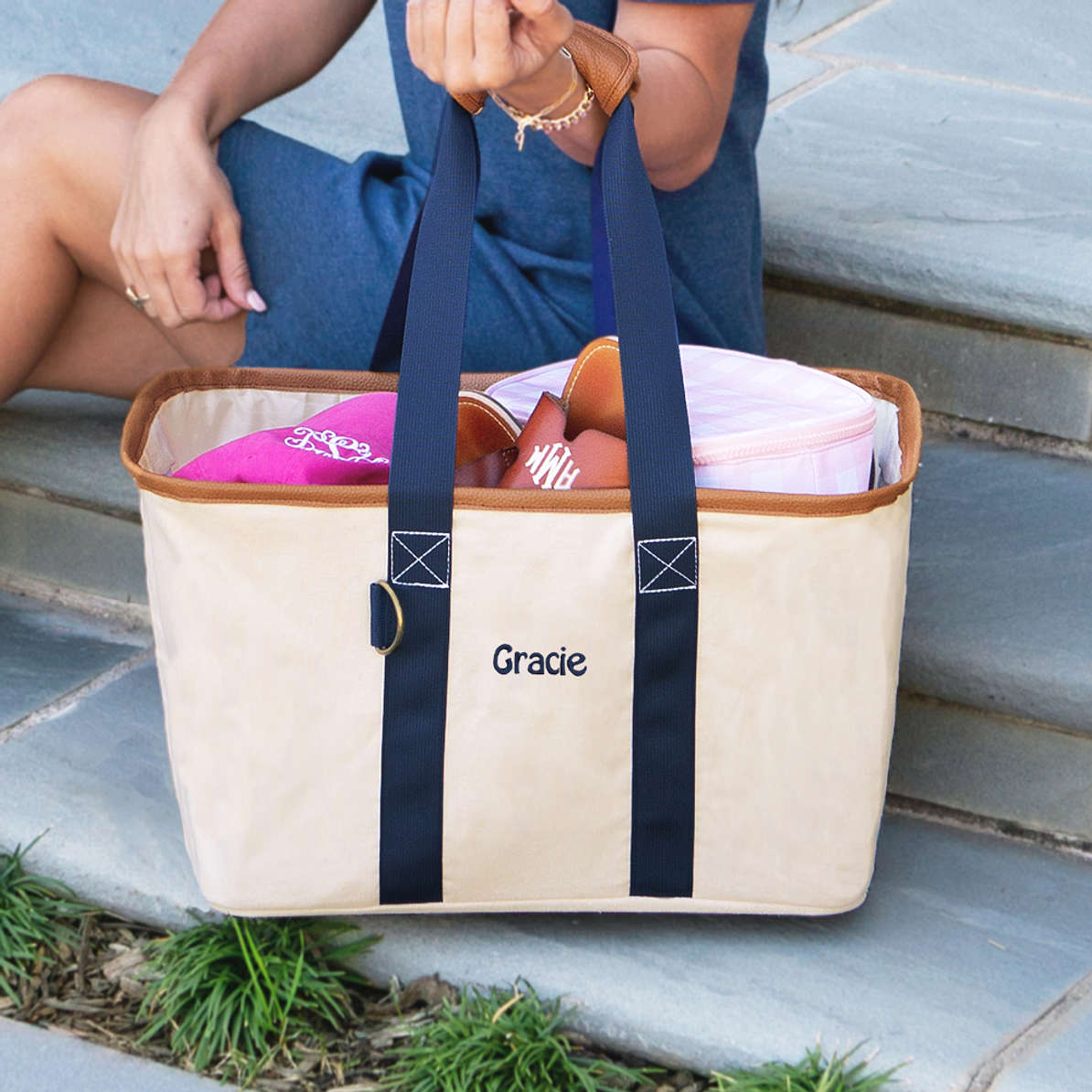 Personalized Market Collapsible Bag