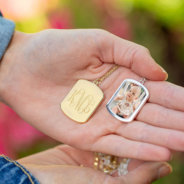 Personalized Lock Necklace from Marleylilly